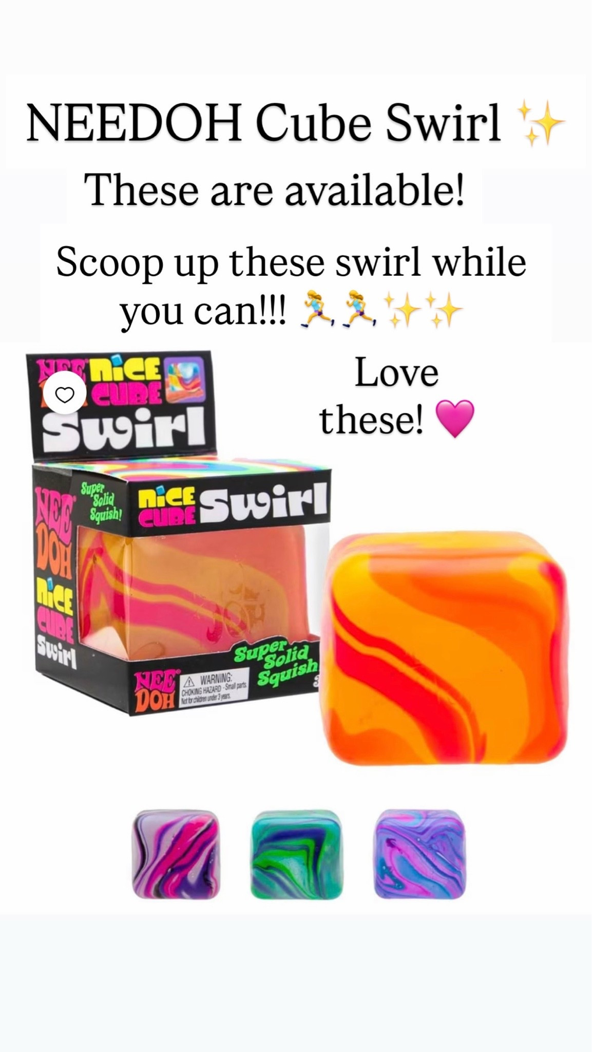NEEDOH SWIRL CUBE SQUISH

#LTKKids