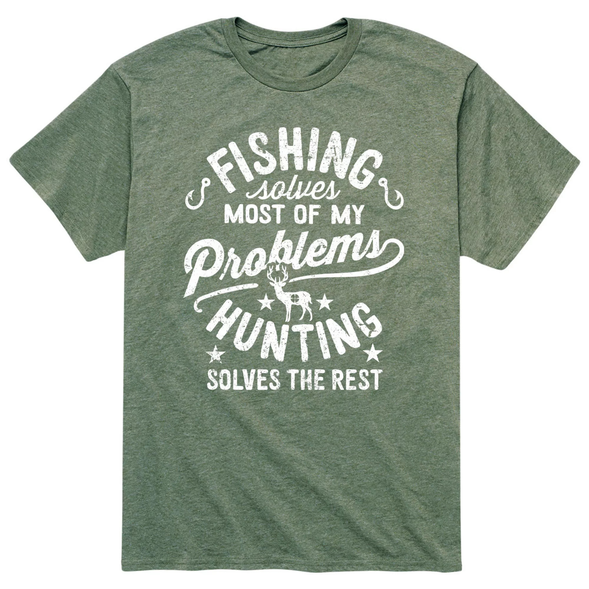 Men's Fishing Solves My Problems Tee | Kohl's