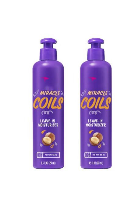 Au~ssie Miracle Coils Leave-in Moisturizer with Macadamia Nut Oil, Sulfate Free, Coily Hair 8.5 f... | Amazon (US)