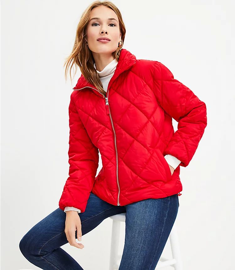 Quilted Puffer Jacket | LOFT