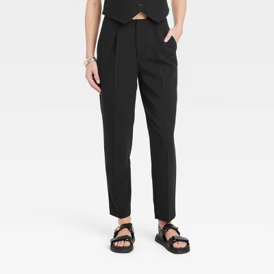 Women's High-Rise Tailored Trousers - A New Day™ | Target