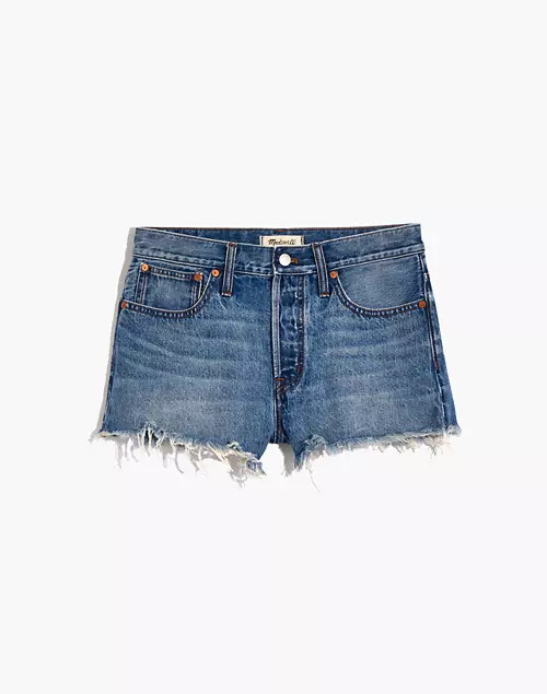 Relaxed Denim Shorts in Berriman Wash | Madewell