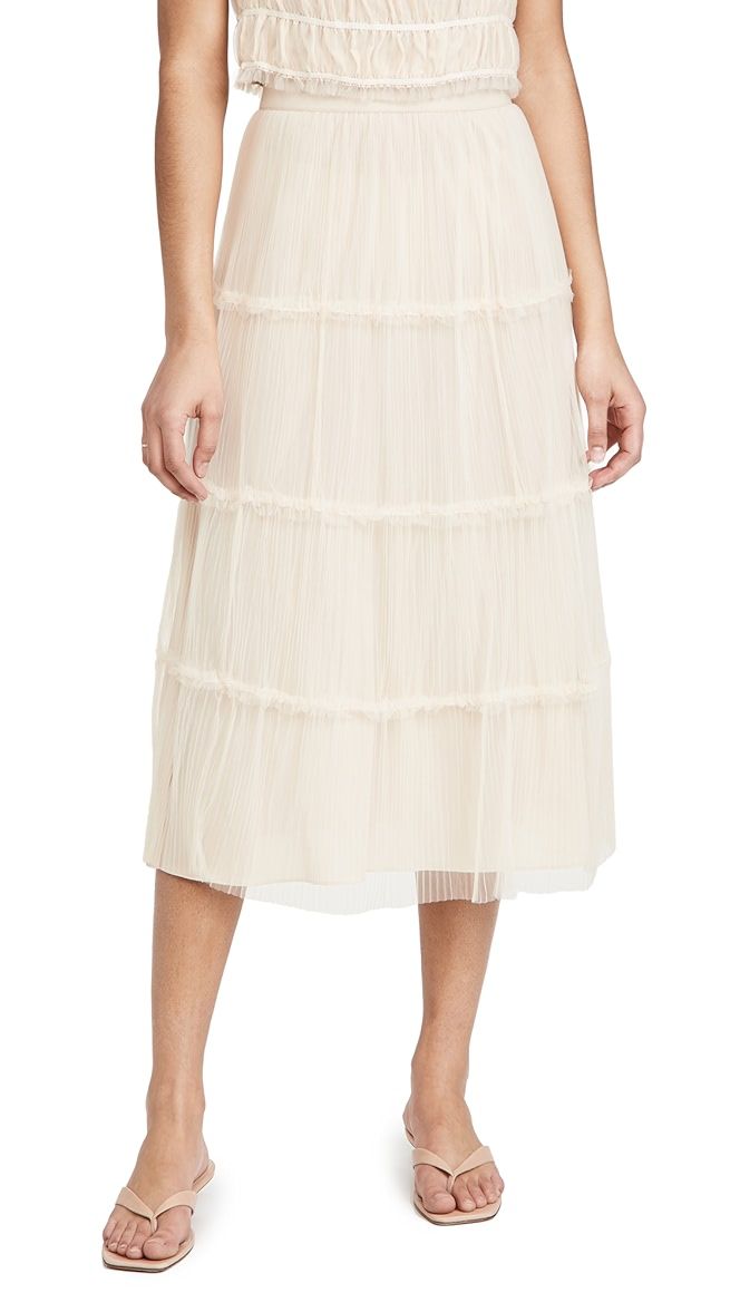 Kenya Gathered Midi Skirt | Shopbop