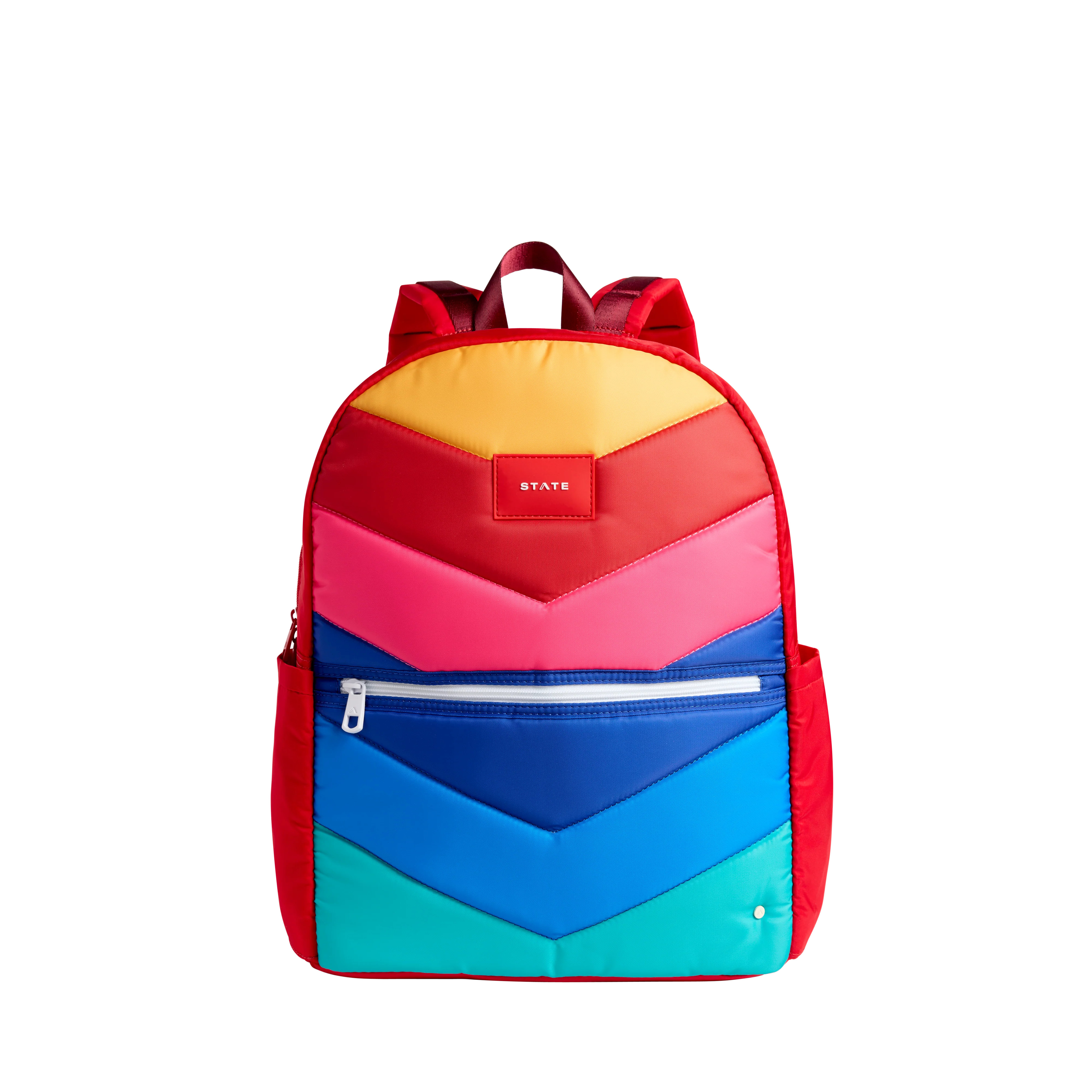 STATE Bags | Kane Kids Large Backpack Nylon Puffer Rainbow Chevron | Back to School | Travel Back... | STATE Bags