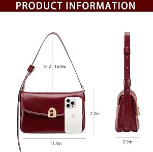 LA FESTIN Large Leather Purses For Women Trendy Crossbody Satchel Bag Adjustable Strap Summer Pur... | Amazon (US)