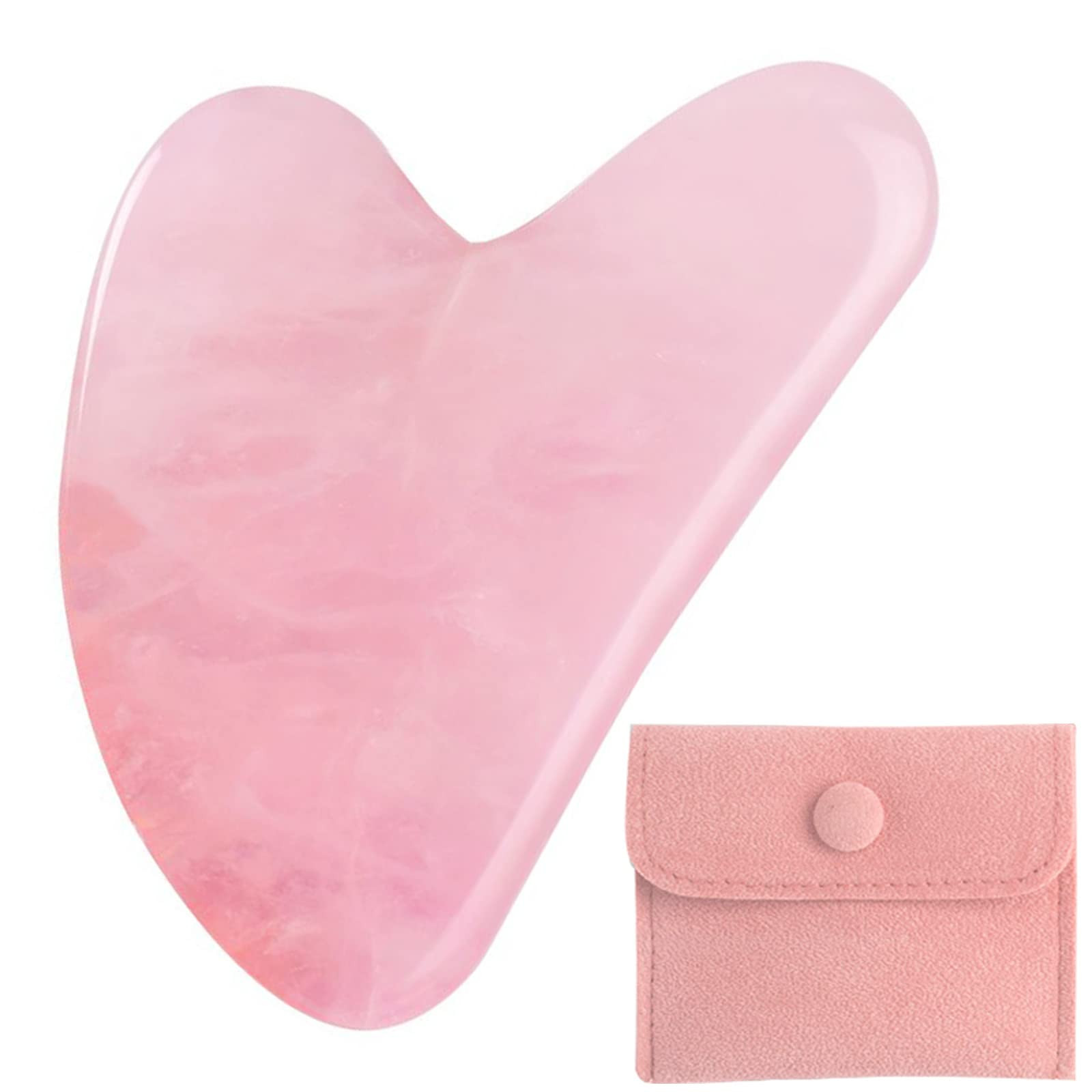 Gua Sha Stone Massage Tool Jade Neck Beauty Slimming Massager for Spa Skin Caring Pain Relief Too... | Amazon (UK)