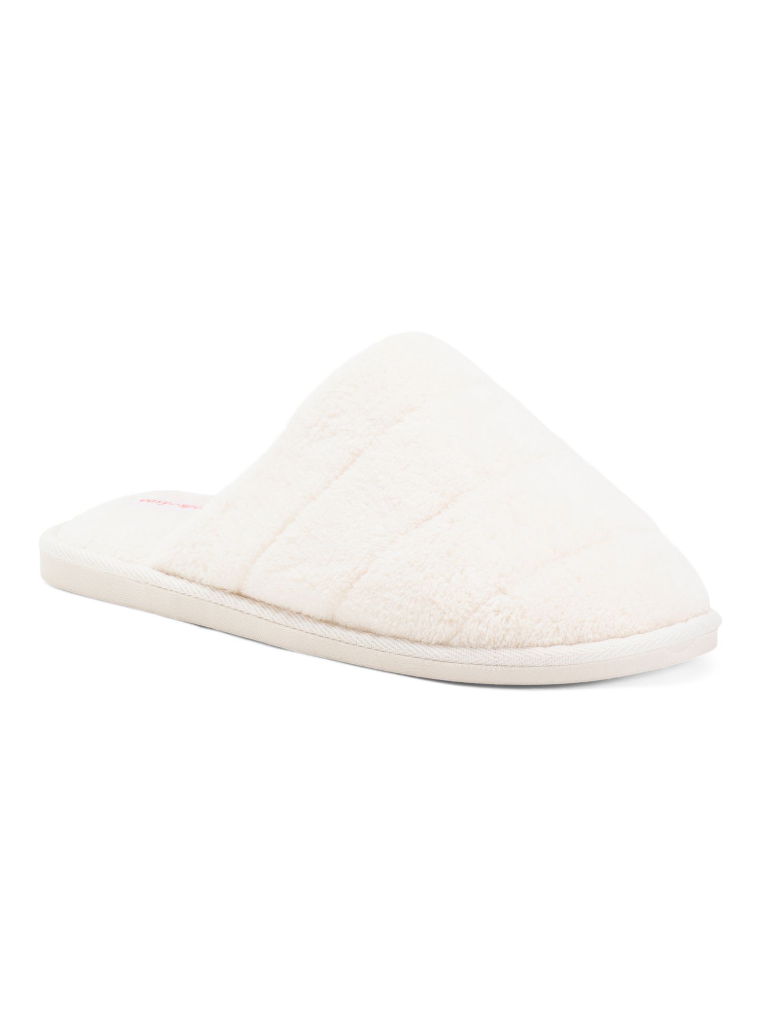 Terry Quilted Scuff Slippers | Marshalls