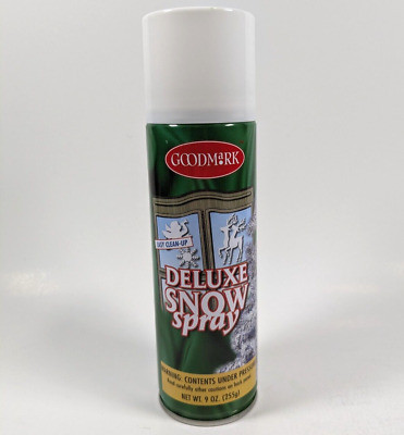 Goodmark Deluxe Snow Spray Easy Clean Up 9 oz Can Holiday Winter Decor Frost | eBay US