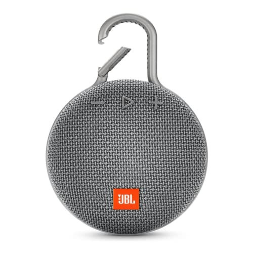 JBL Clip 3, Gray - Waterproof, Durable & Portable Bluetooth Speaker - Up to 10 Hours of Play - Includes Noise-Cancelling Speakerphone & Wireless Streaming | Amazon (US)