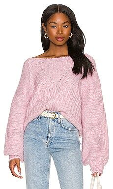 Free People Carter Pullover in Moonlit Orchid from Revolve.com | Revolve Clothing (Global)