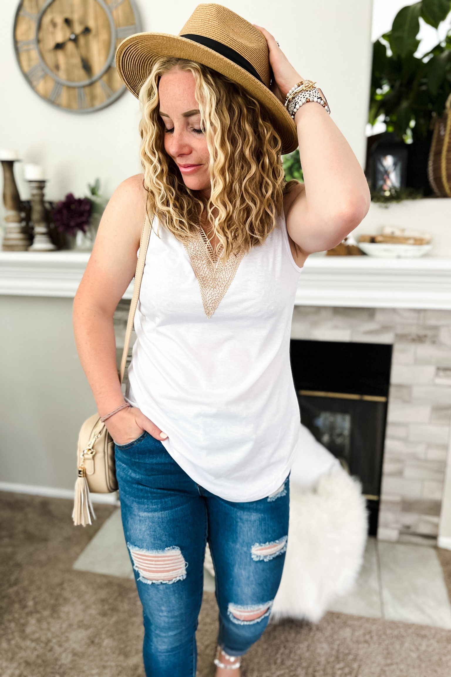 Wearing a small in this tank top! So perfect for the spring and summer months! Fits TTS! 

Spring fashion, boho summer outfits, Steve Madden sandals, trending amazon finds, Casual spring outfit, spring outfits, summer outfit, spring outfit,  casual ootd, spring mom outfit, simple outfits, everyday spring outfits, weekend outfits, amazon fashion, amazon spring favorites, mom outfits, mom ootd, casual fashion, spring outfit ideas,  casual spring day outfit,  amazon sandals, amazon fashion favorites, 2023 spring fashion trends, everyday outfits spring, trendy mom outfits summer, amazon summer favorites,


#LTKSeasonal #LTKunder100 #LTKstyletip