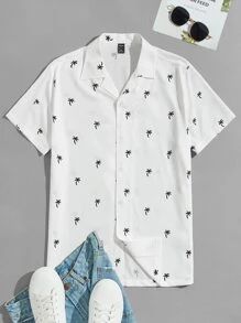 SHEIN Men Coconut Tree Print Shirt
   SKU: smshirt07210513819      
          (461 Reviews)
     ... | SHEIN