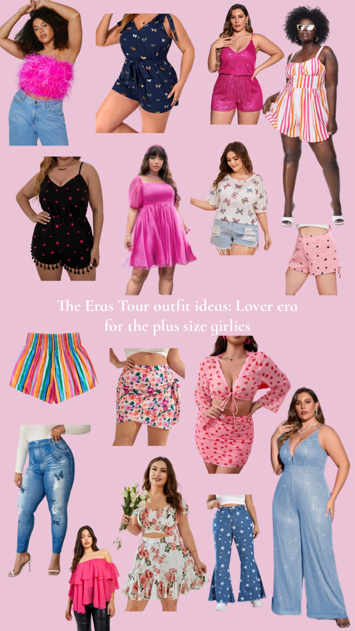 Taylor Swift The Eras Tour outfit inspiration: Lover era for the plus size girlies 💖

#LTKsalealert #LTKcurves #LTKstyletip