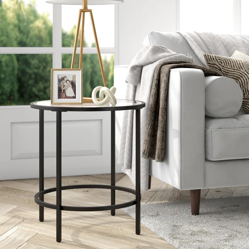 Ceinna 22'' Tall Glass End Table | Wayfair North America