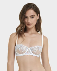 Gabriella Bra White/Blue Topaz | Bluebella