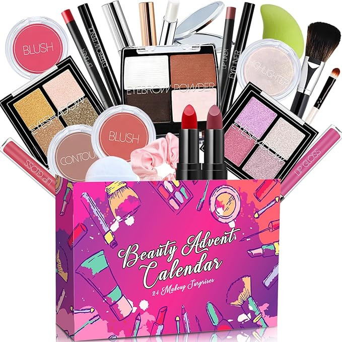 Makeup Advent Calendar 2024 Teen Girls Women Beauty Countdown Calendar Christmas for Women Teen G... | Amazon (US)