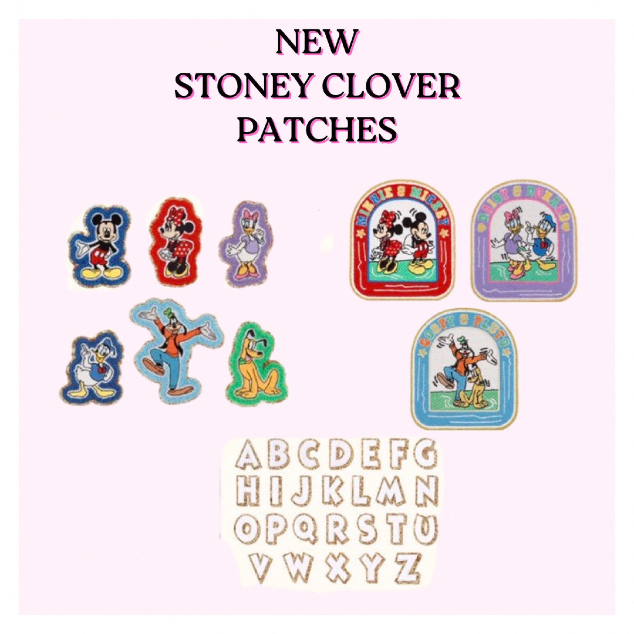 NEW Stoney Clover Lane Disney Mickey and Friends Patches! 

#LTKitbag #LTKstyletip #LTKunder50