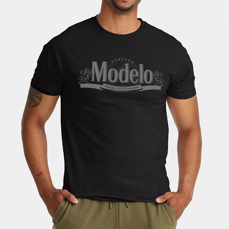 Men's Modelo Graphic Tee, Size: Medium, Black | Kohl's