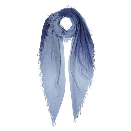 Chan Luu Cashmere and Silk Scarf Shawl - Ombre Style (Crown Blue/Tempest) | Walmart (US)