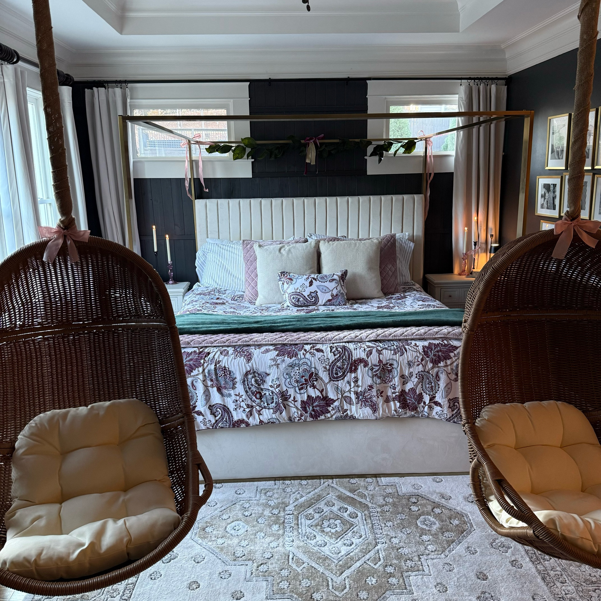 Swinging into the New Year ✨🎉🥂🥳🎊Love these swing chair additions in our bedroom. 

#LTKHome #LTKFamily #LTKStyleTip