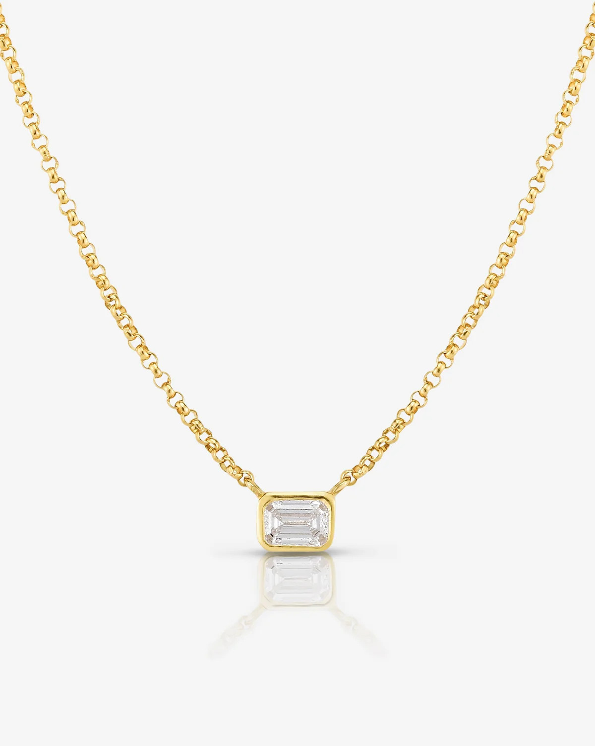 Mixed Shapes Diamond Pendant Necklace | Ring Concierge