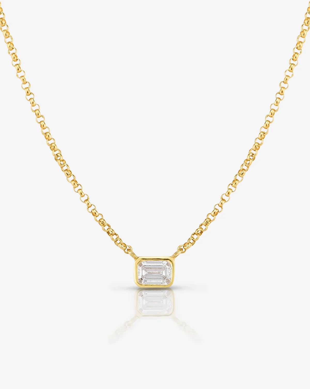 Mixed Shapes Diamond Pendant Necklace | Ring Concierge