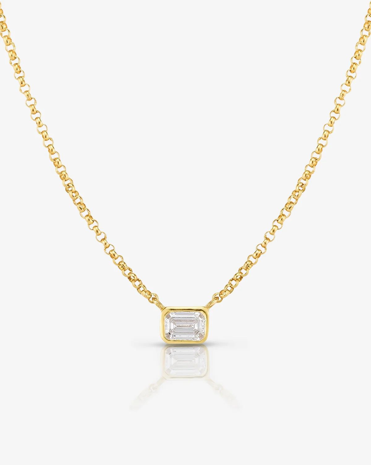 Mixed Shapes Diamond Pendant Necklace | Ring Concierge