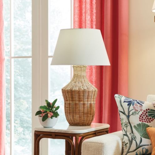 Wilmington Woven Table Lamp Base | Ballard Designs, Inc.