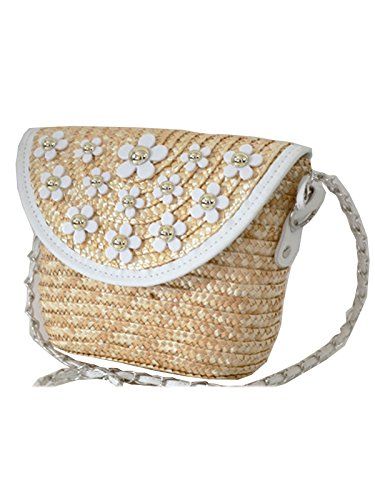Sulida Summer Lady Small Chain Quilted Straw Shoulder Cross Body Bag | Amazon (US)
