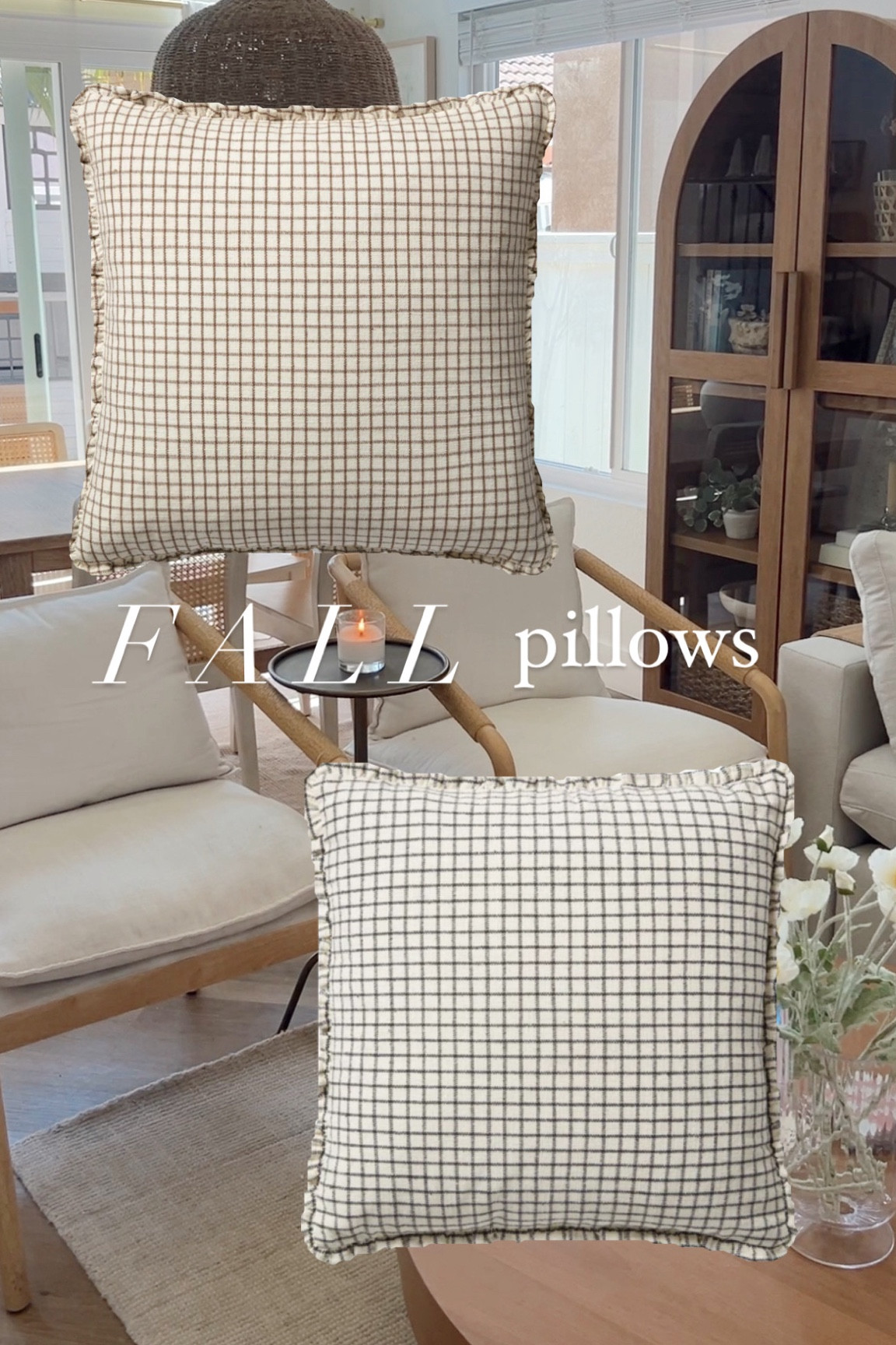 Fall pillows, fall decor 