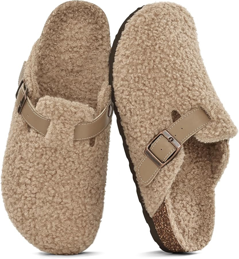 Adjustable Metal Buckle, Non-slip Rubber Soles, Cushioning, Cozy and Warm, Supportive, Indoor, Ou... | Amazon (US)