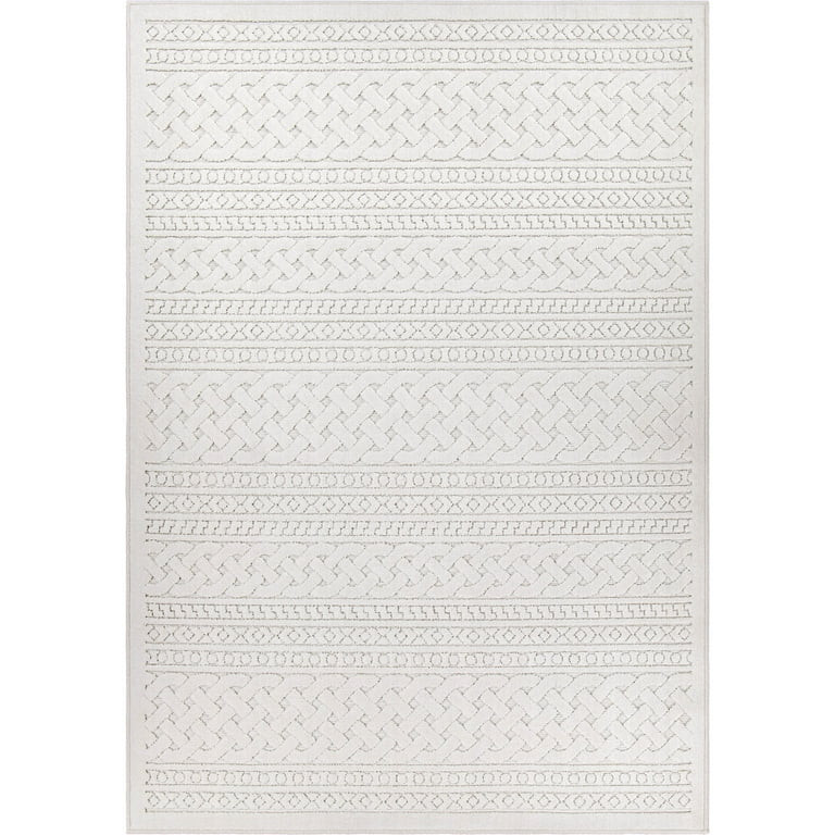My Texas House Jessie, Transitional, Stripes, Woven Area Rug, 7'9" x 10'10" | Walmart (US)
