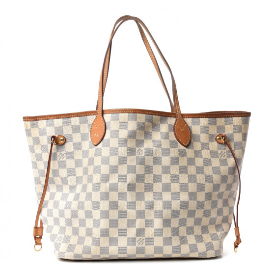 LOUIS VUITTON Damier Azur Neverfull MM | Fashionphile