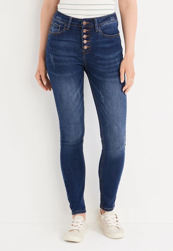 Judy Blue® Skinny High Rise Button Fly Jean | Maurices