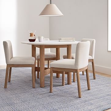 Hargrove Round Marble Dining Table (44", 60") | West Elm (US)