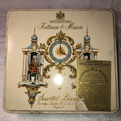 Vintage Fortnum&Mason Biscuits/Cookie Tin Box U.K. Queen Elisabeth II *RARE* | eBay US