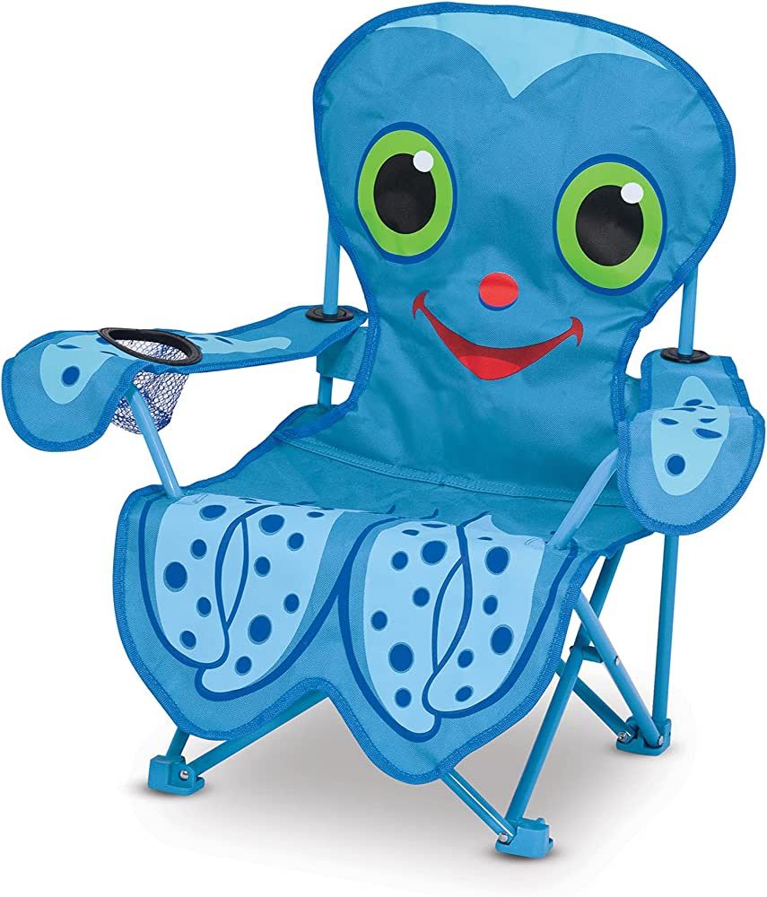 Melissa & Doug Sunny Patch Flex Octopus Folding Beach Chair For Kids (Frustration-Free Packaging) | Amazon (US)