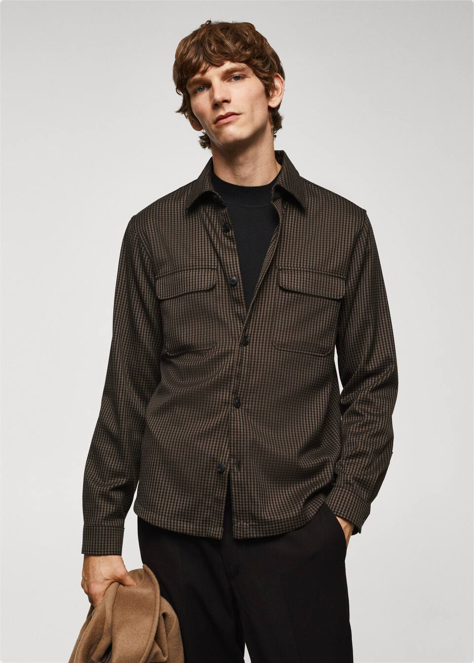 Regular fit pockets overshirt -  Men | Mango Man USA | MANGO (US)
