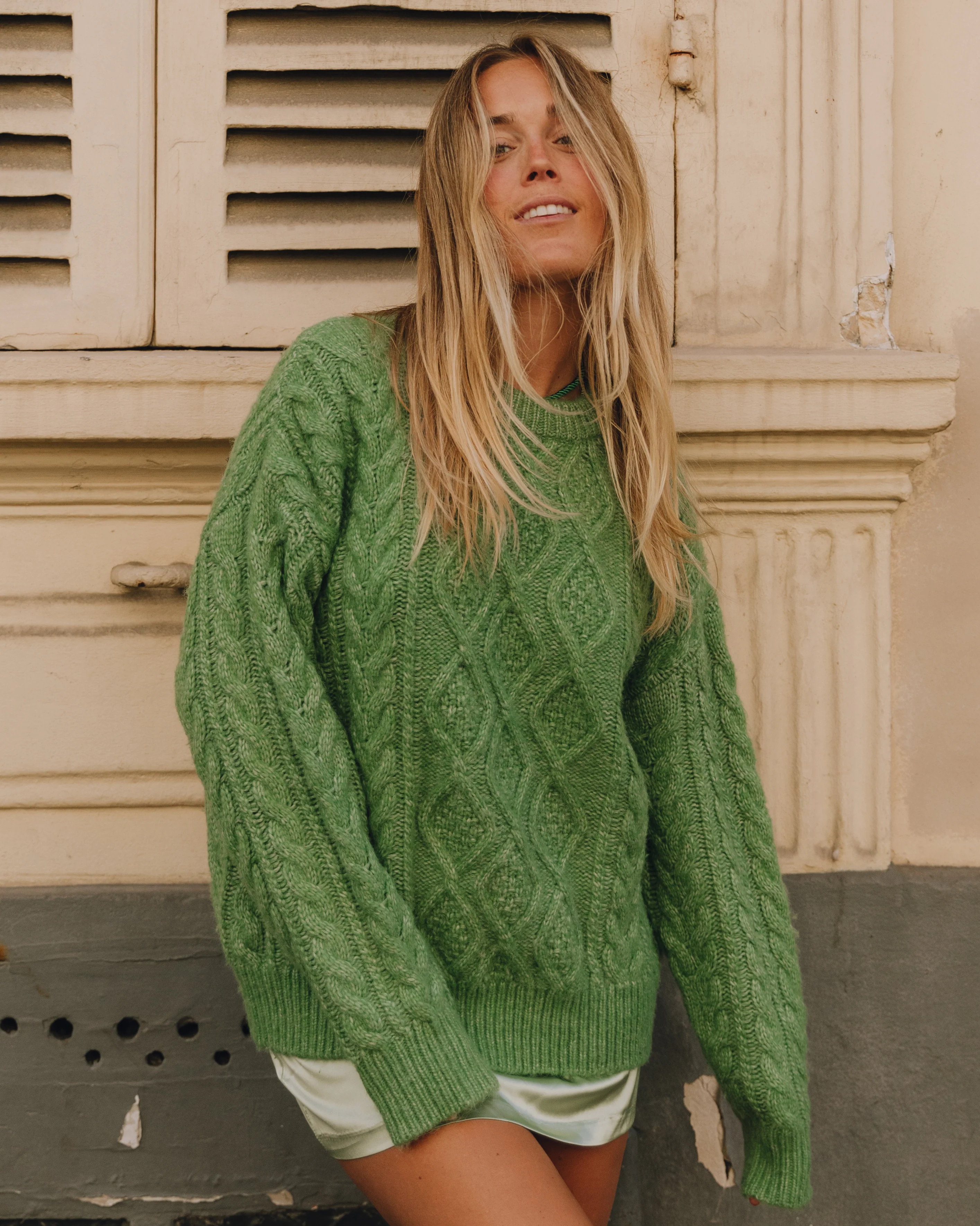 Oversized Knit Sweater | Daily Drills
