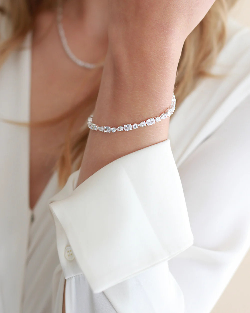 Sloane Crystal Tennis Bracelet | Dareth Colburn