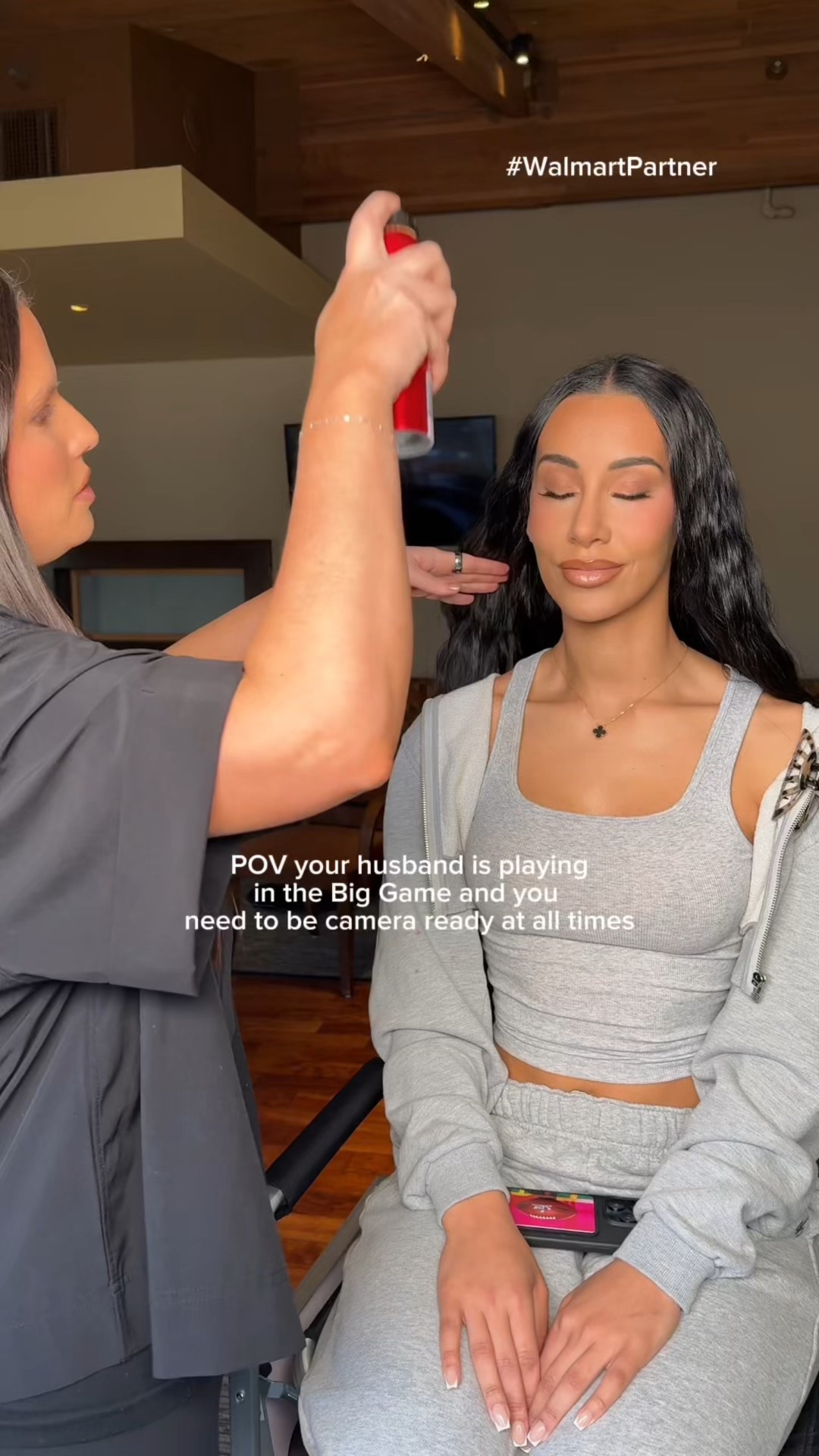 Getting my girls ready for the Big Game with my favorite beauty products from Walmart! 🩷🏈

#WalmartPartner 