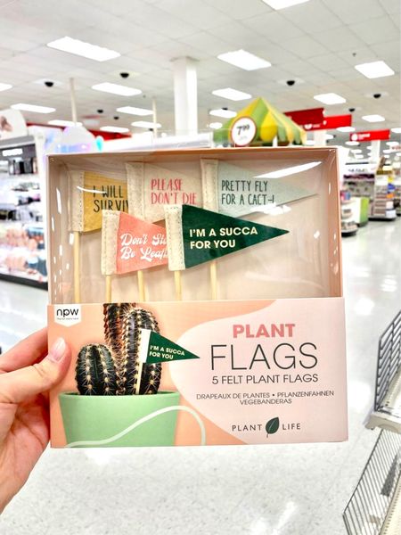 Five plant flags with cute quotes for your flowerpots or lawn l Target decor l Target outdoor decor l Target plants planters

#LTKHome #LTKFindsUnder50