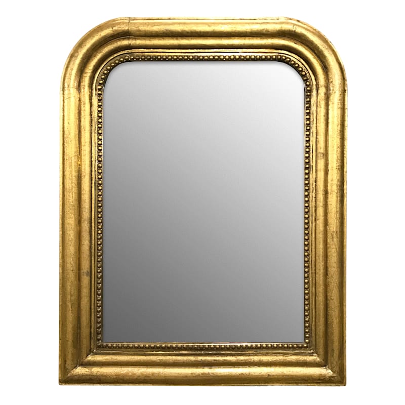 Gold Rounded Edge Wall Mirror, 24x30 | At Home