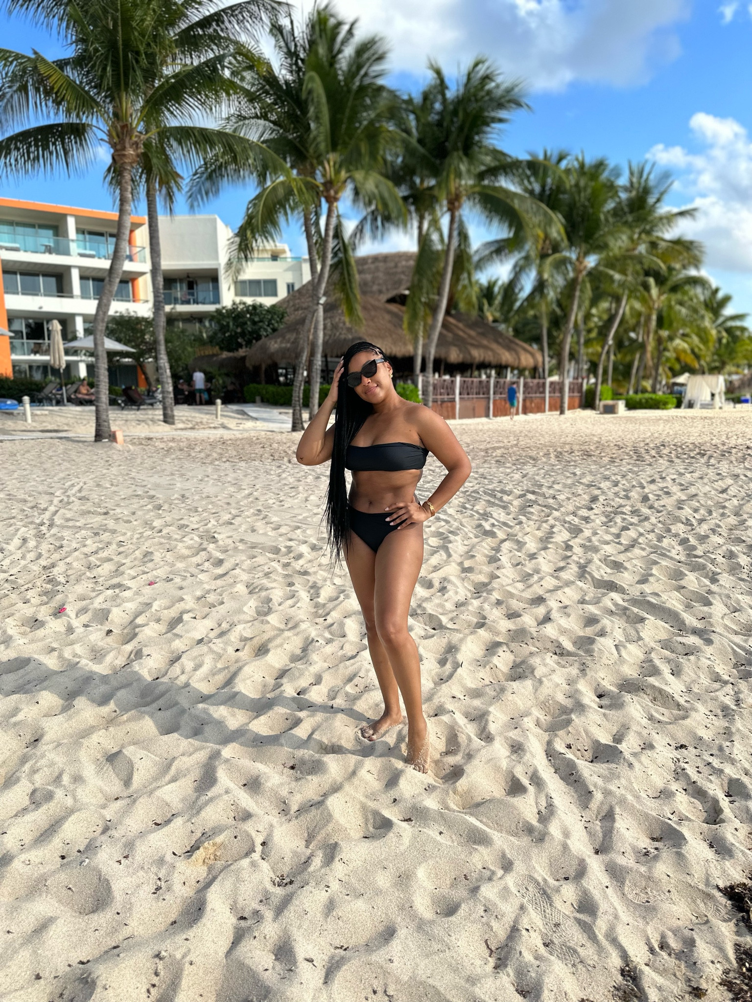 Feeling fine and sandy in this black swimsuit from Shein! Love a quality suit for less.

#LTKunder50 #LTKSeasonal #LTKswim