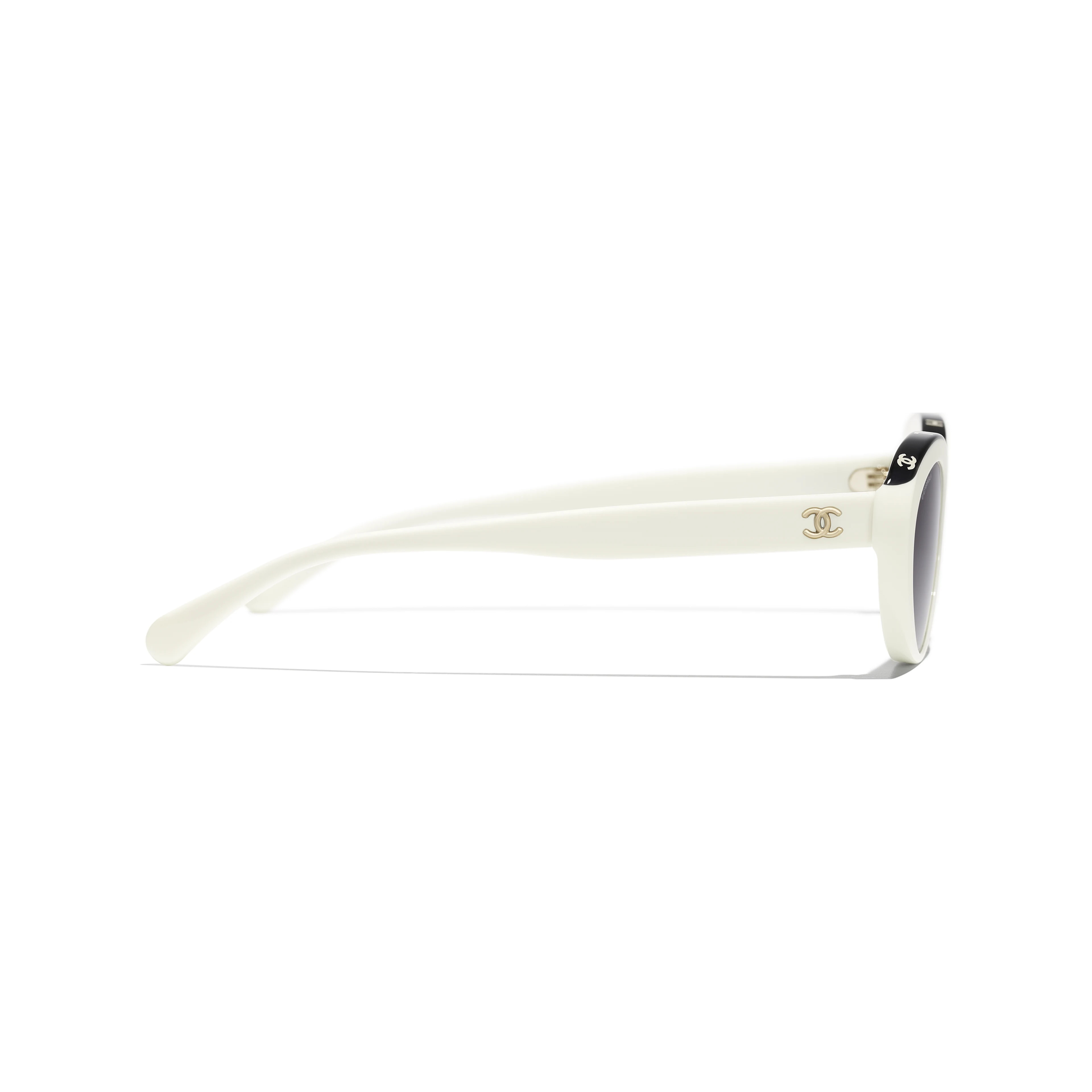 CHANEL Sunglasses: Oval Sunglasses, acetate — Fashion | CHANEL | Chanel, Inc. (US)