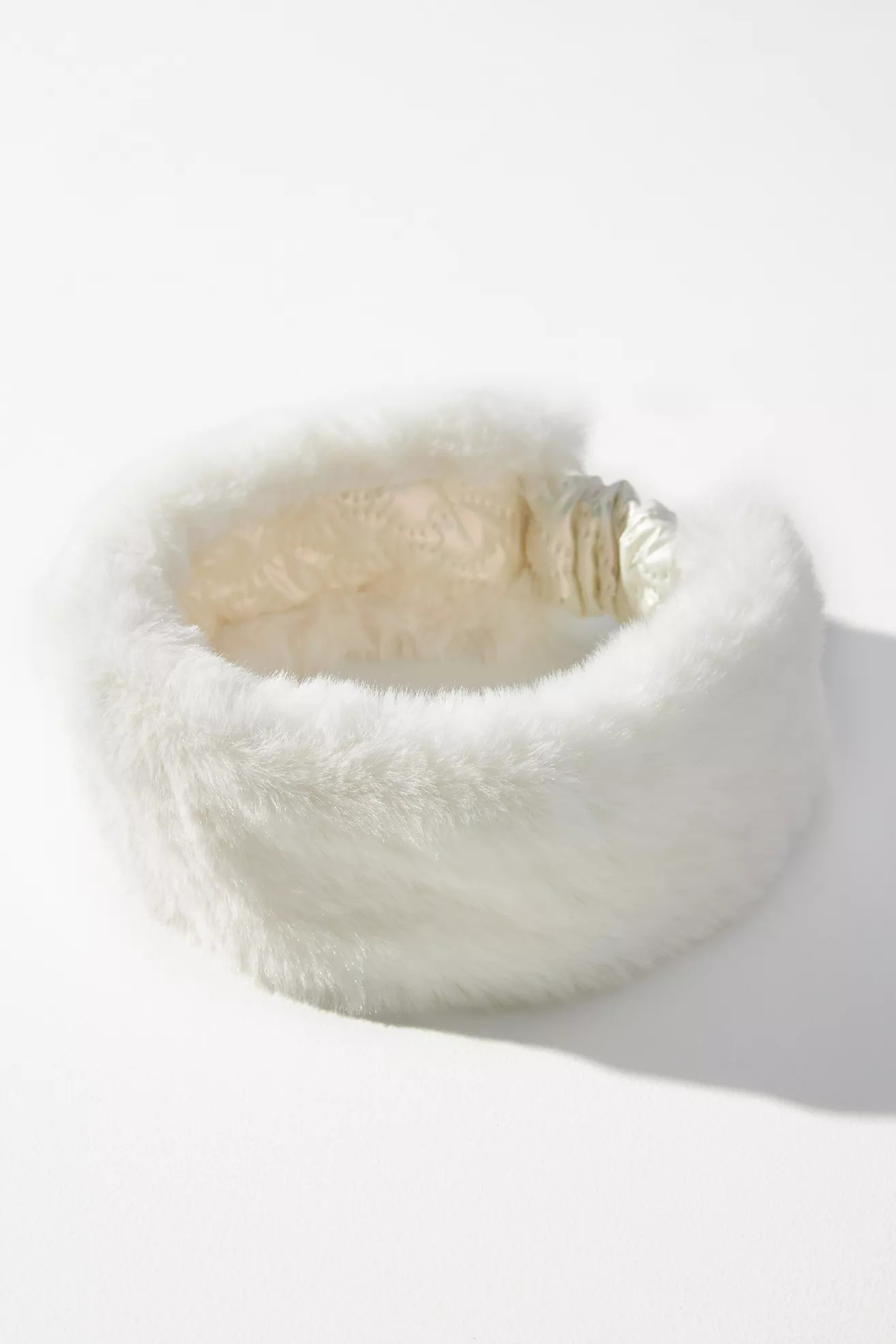 Wide Furry Headband | Anthropologie (US)
