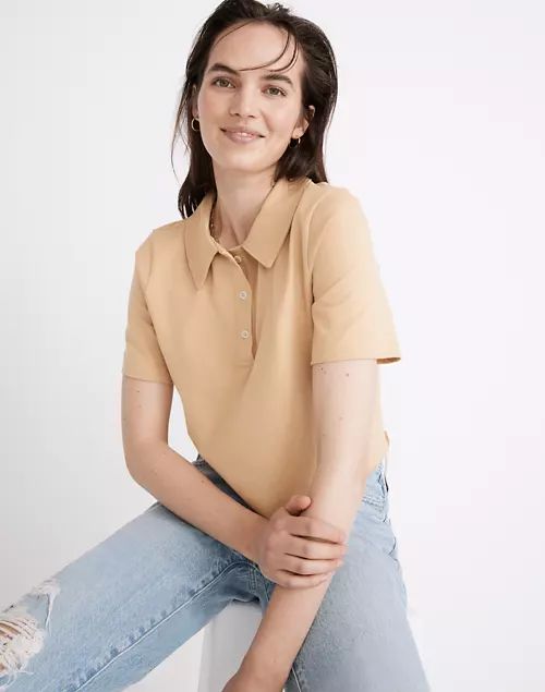 Rivet & Thread Polo Crop Tee | Madewell