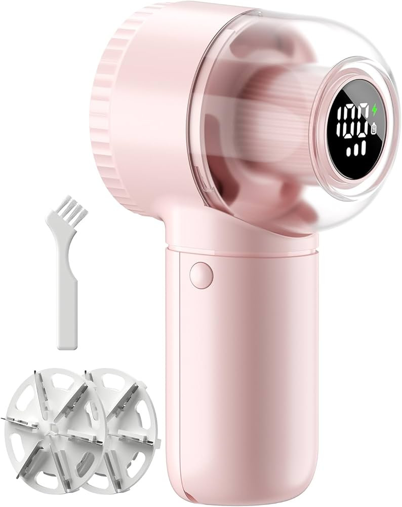 Fabric Shaver, 𝟮 𝗶𝗻 𝟭 Rechargeable Lint Remover with Brush, Large Sweater Shaver with... | Amazon (US)