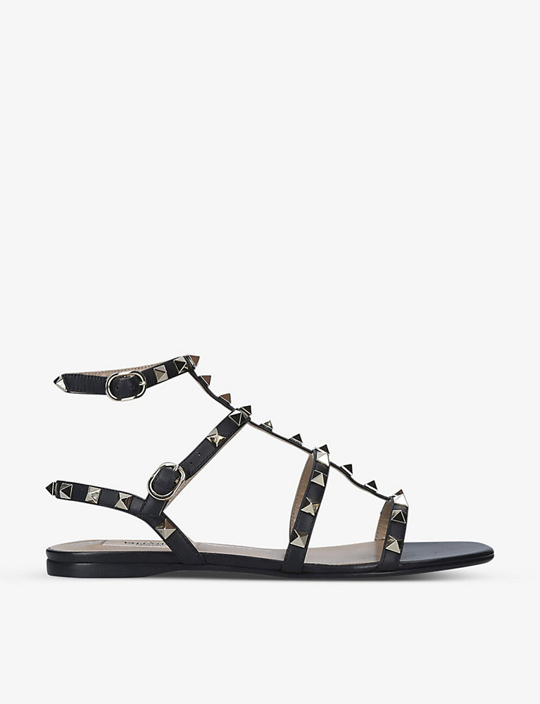 Rockstud leather gladiator sandals | Selfridges