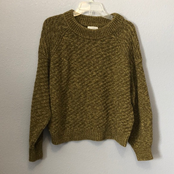 Universal Threads sweater Women's XL Olive green knit cotton blend ribbed EUC | Poshmark